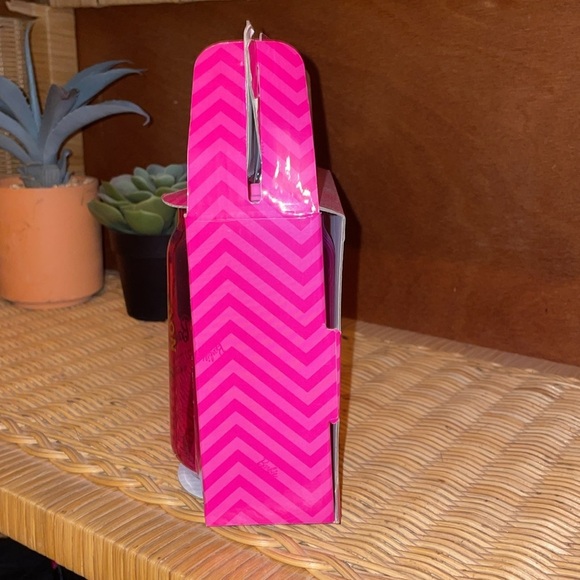 Barbie Drinking Glasses Pink Barbie Glass Cups lids straws Barbie X Dragon 🆕 🎀 - Picture 7 of 13